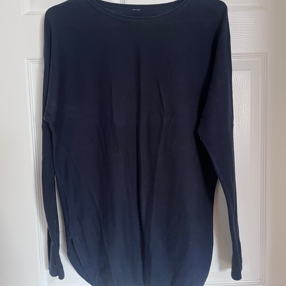 Lululemon Athletica Blue Crew Neck Sweater